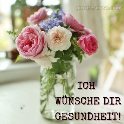 Das wünsche ich dir bild Vase kostenlos