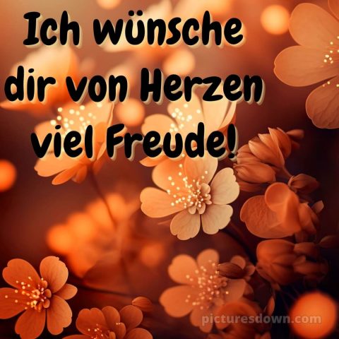 Das wünsche ich dir von Herzen bild Postkarte kostenlos