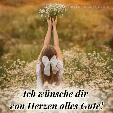Das wünsche ich dir von Herzen bild Feld kostenlos