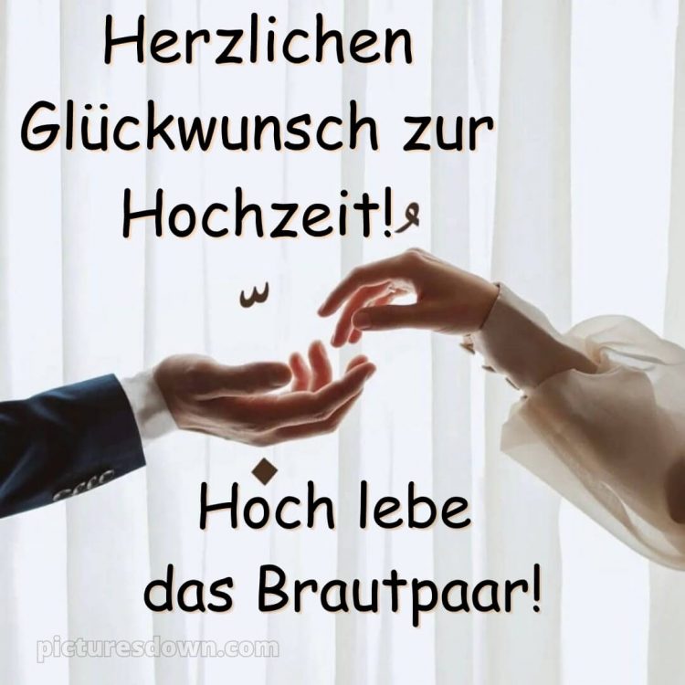 Glückwünsche zur hochzeit modern bild Tüll kostenlos