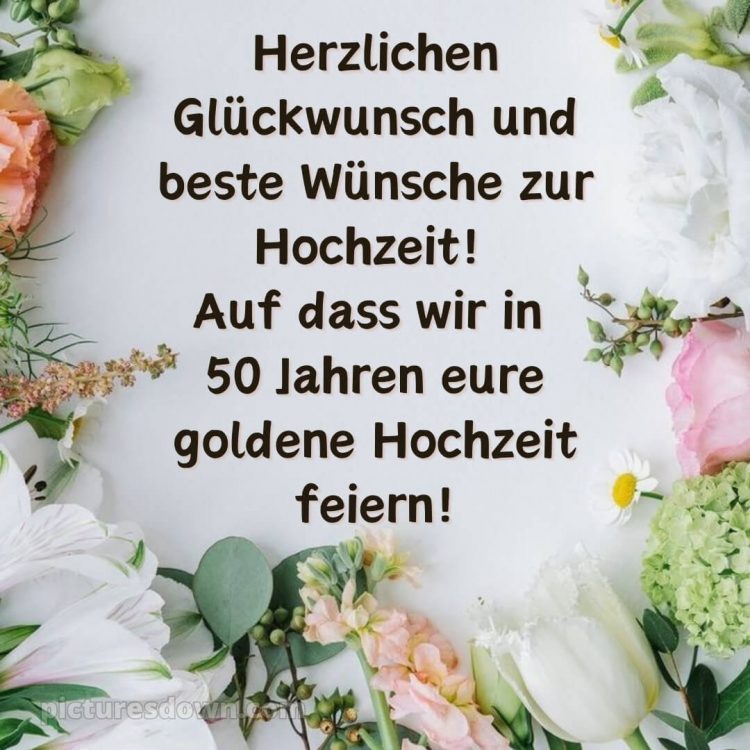 Hochzeit glückwünsche bild Blumen kostenlos