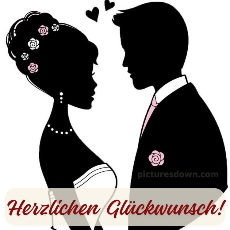 Hochzeit glückwünsche bild Herzen kostenlos