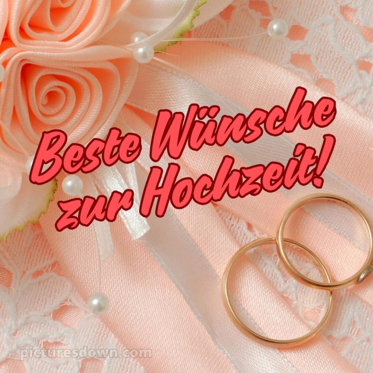 Hochzeit glückwünsche bild Ringe kostenlos