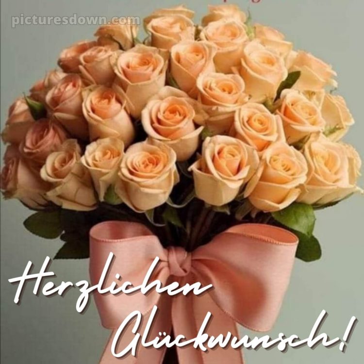 Ich wünsche dir alles gute zum geburtstag bild Blumenstrauß kostenlos