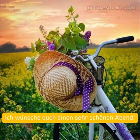 Ich wünsche dir einen schönen abend bild Fahrrad kostenlos