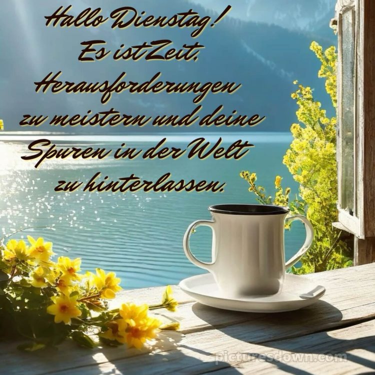 Ich wünsche dir einen schönen dienstag bild Meer kostenlos