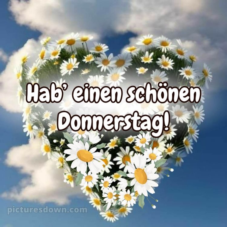 Ich wünsche dir einen schönen donnerstag bild Herz kostenlos