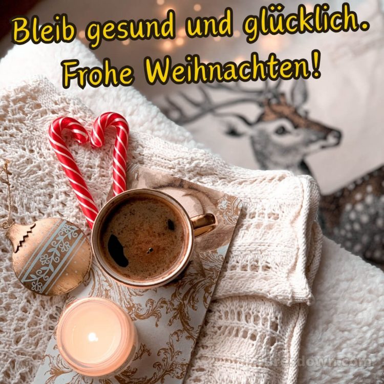 Ich wünsche dir frohe Weihnachten bild Kaffee kostenlos