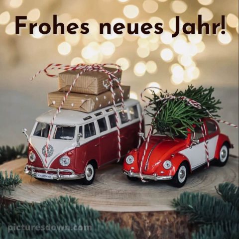Ich wünsche dir für das neue Jahr bild Fahrzeuge kostenlos