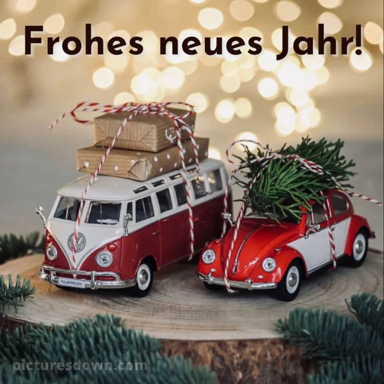 Ich wünsche dir für das neue Jahr bild Fahrzeuge kostenlos