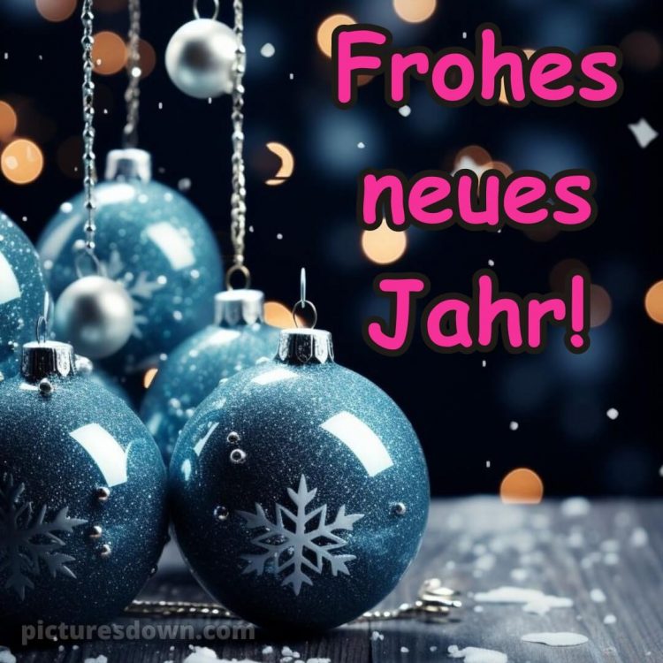 Ich wünsche dir für das neue Jahr bild Schneeflocken kostenlos