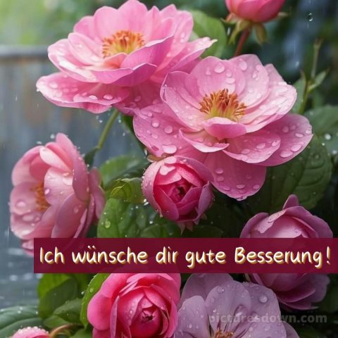 Ich wünsche dir gute besserung bild Blumen kostenlos