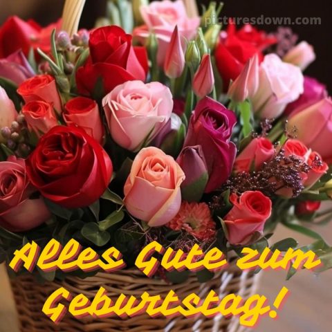 Ich wünsche dir von herzen alles gute zum geburtstag bild Korb kostenlos
