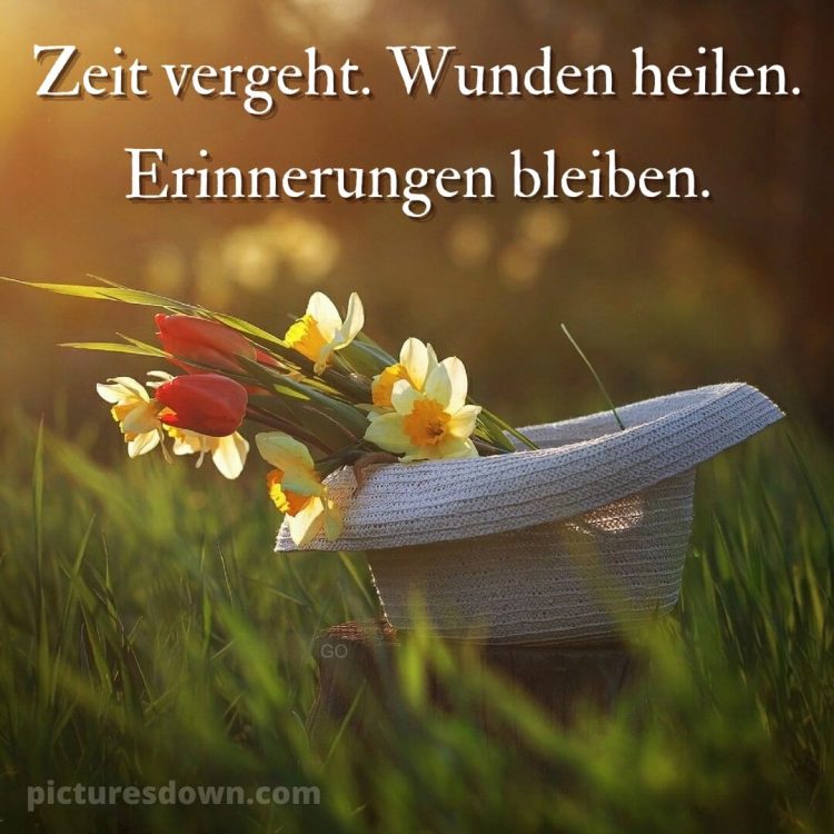 Ich wünsche dir Zeit bild Hut kostenlos