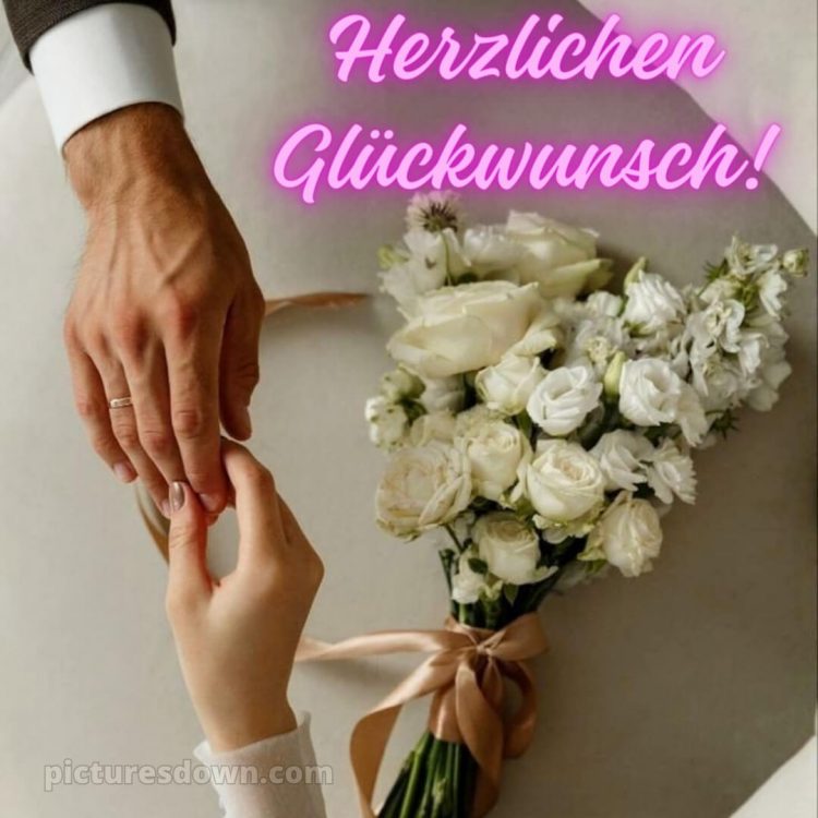 Kurze glückwünsche zur hochzeit kostenlos bild Blumenstrauß kostenlos