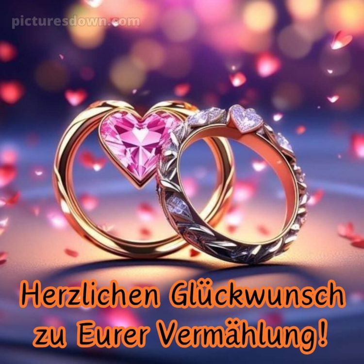 Kurze glückwünsche zur hochzeit kostenlos bild Herzringe kostenlos