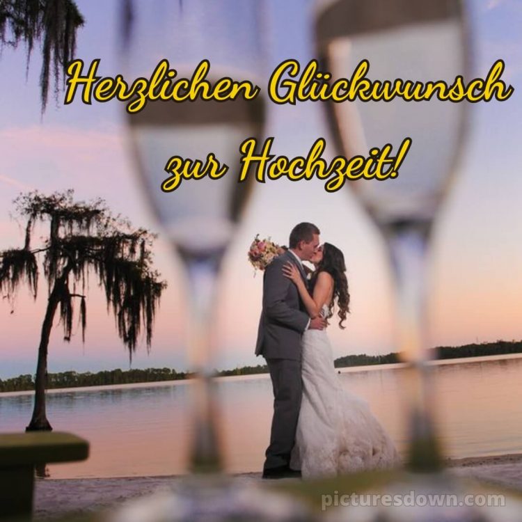 Originelle glückwünsche zur hochzeit bild Brautpaar kostenlos