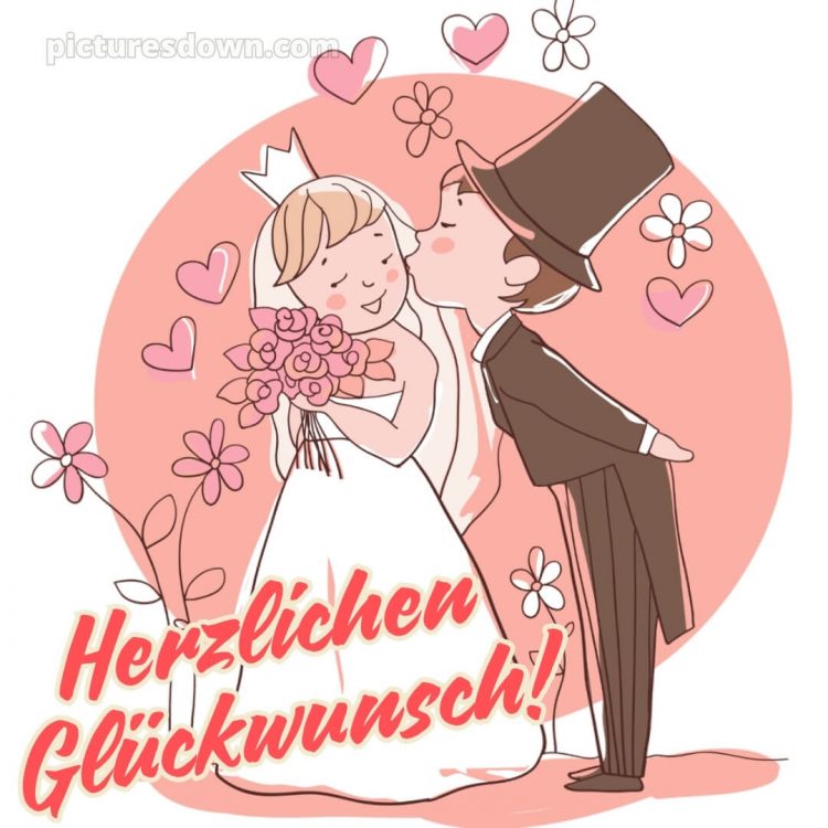 Witzig originelle glückwünsche zur hochzeit bild Postkarte kostenlos