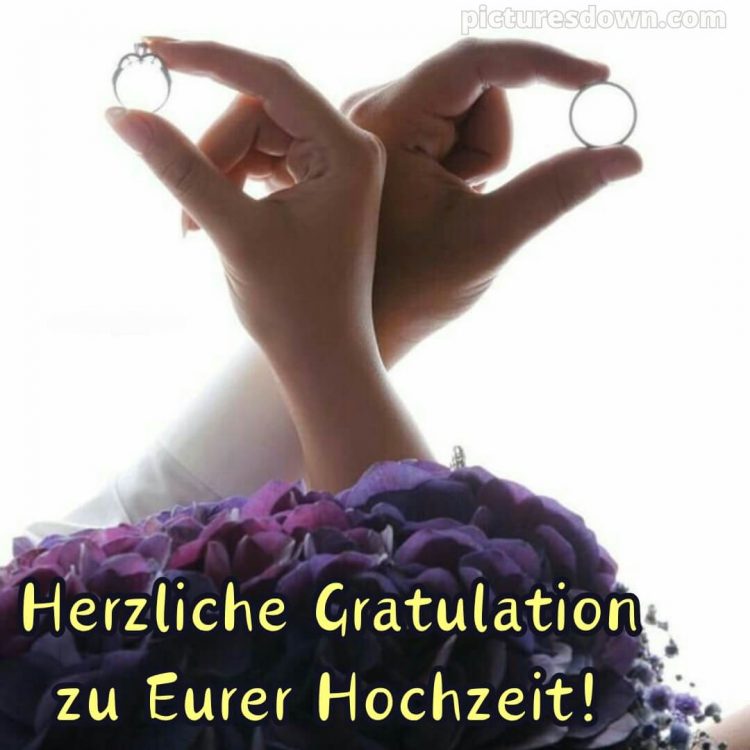 Glückwünsche hochzeit bild Hände kostenlos
