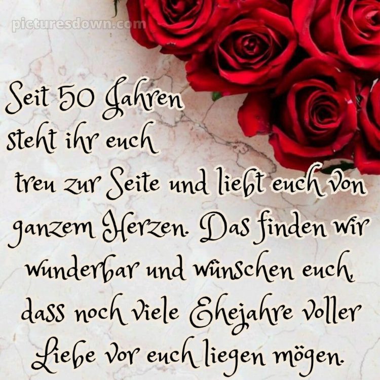 Glückwünsche zur goldenen hochzeit kostenlos bild Rosen kostenlos