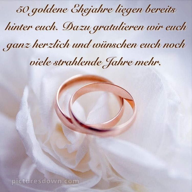 Glückwünsche zur goldenen hochzeit kostenlos bild Ringe kostenlos