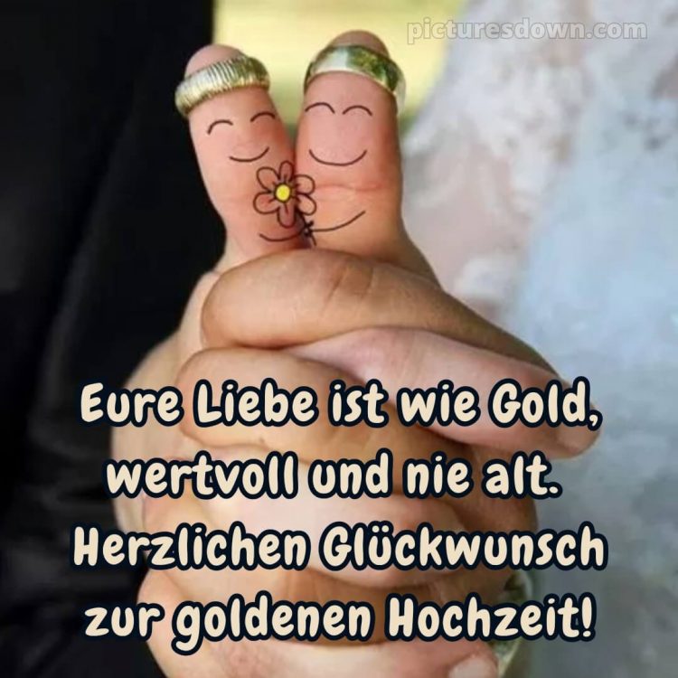 Glückwünsche zur goldenen hochzeit lustig bild Finger kostenlos