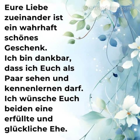 Glückwünsche zur hochzeit karte bild Blätter kostenlos