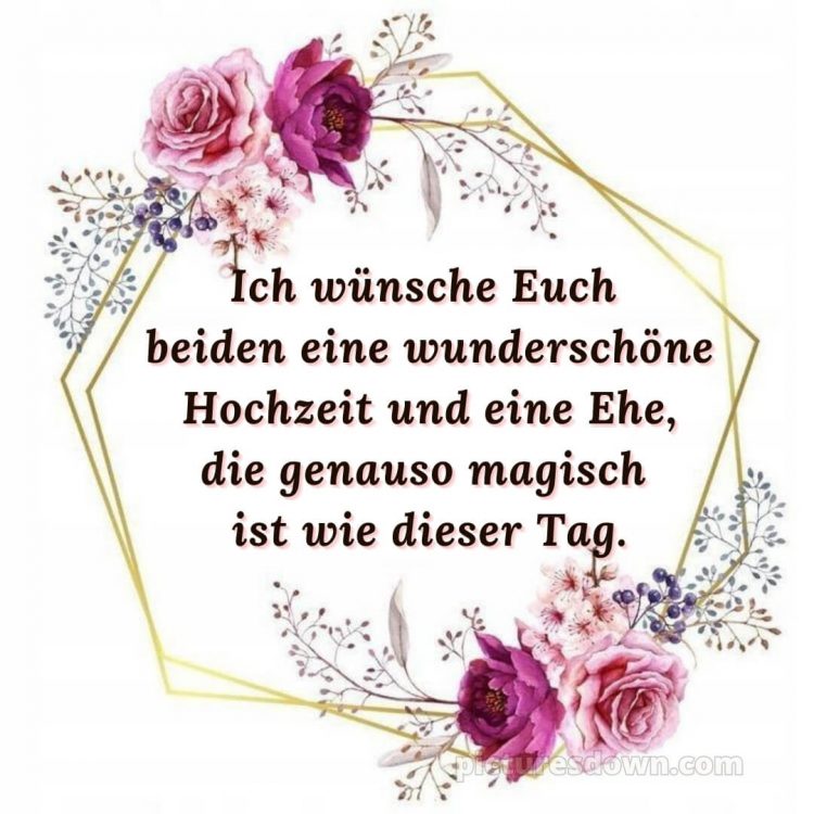 Glückwünsche zur hochzeit karte bild Wunsch kostenlos