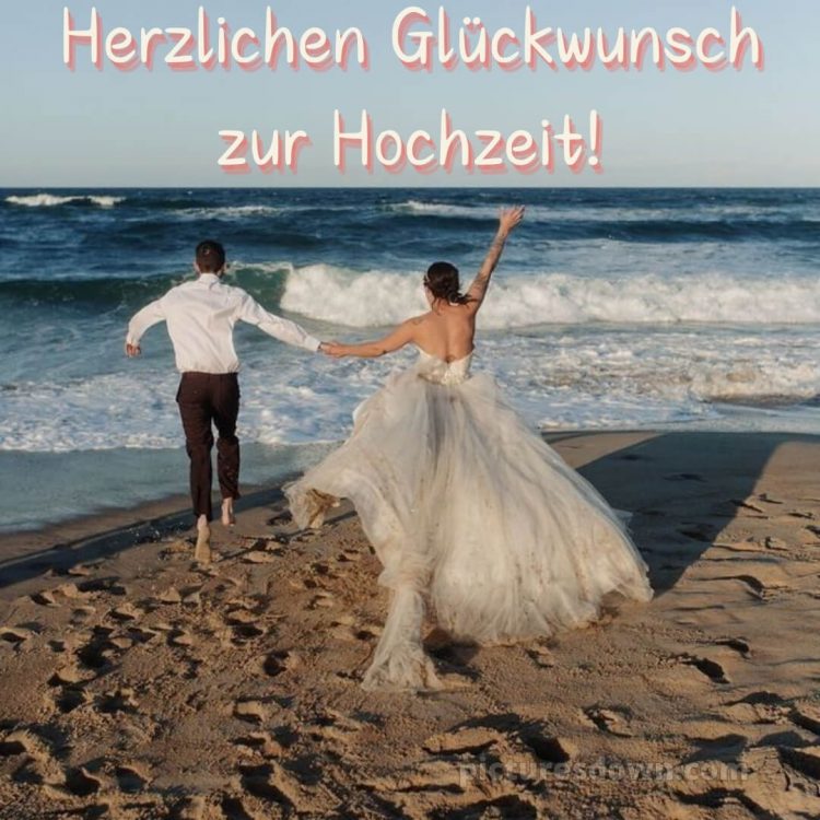 Glückwünsche zur hochzeit kostenlos bild Strand kostenlos