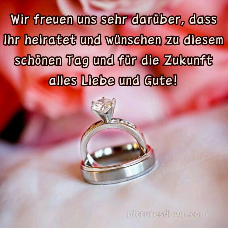 Glückwünsche zur hochzeit kostenlos bild Ringe kostenlos