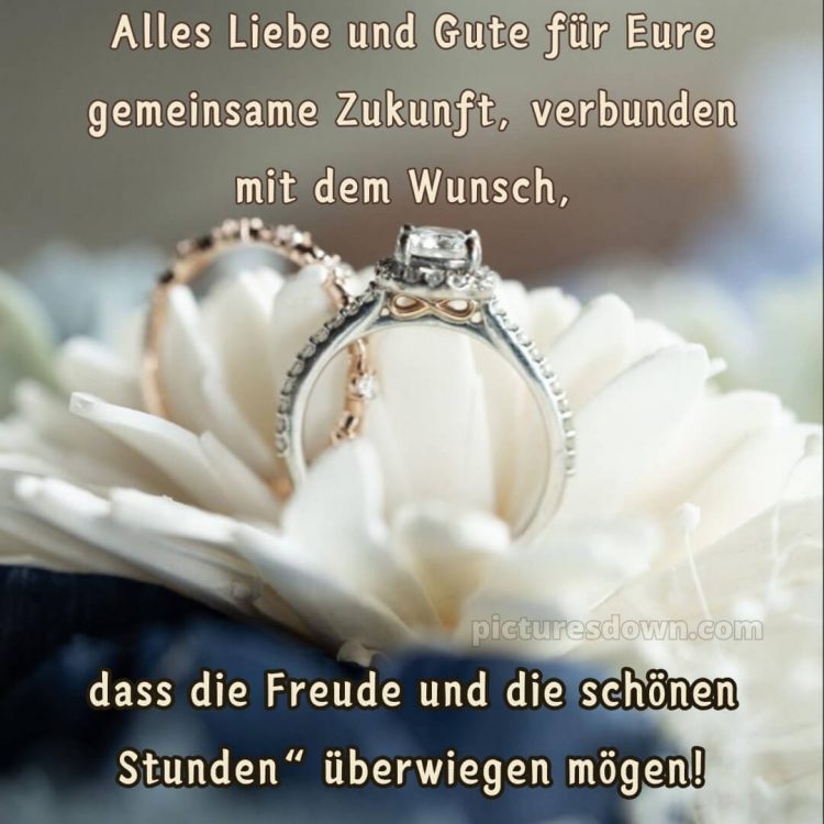 Glückwünsche zur hochzeit kostenlos bild zwei Ringe kostenlos