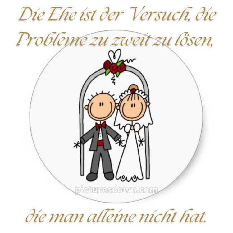 Glückwünsche zur hochzeit lustig bild Ehepaar kostenlos