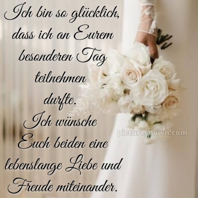 Glückwünsche zur hochzeit mit kind modern bild Braut kostenlos