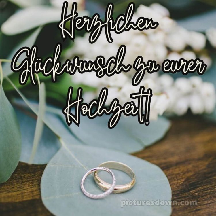 Glückwünsche zur hochzeit sohn und schwiegertochter bild Blatt kostenlos
