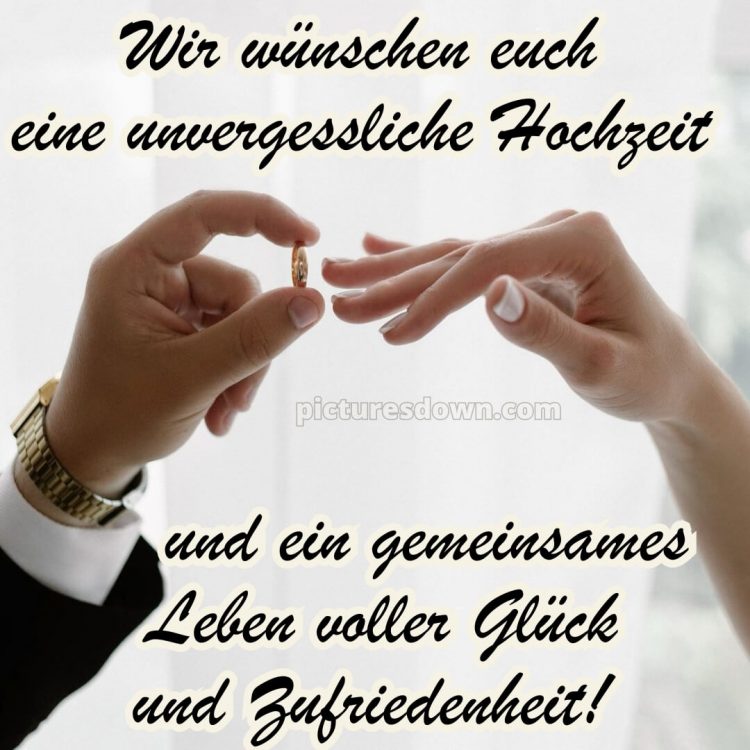 Glückwünsche zur hochzeit sohn und schwiegertochter bild Braut und Bräutigam kostenlos