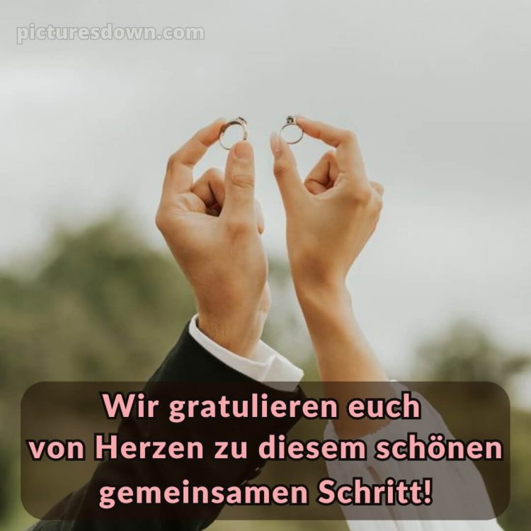 Glückwünsche zur standesamtlichen hochzeit bild Hände kostenlos