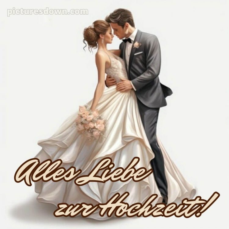 Hochzeit glückwünsche kurz bild Jungvermählte kostenlos