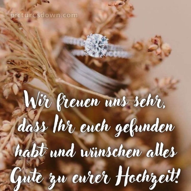 Hochzeitskarte originelle glückwünsche zur hochzeit bild Ringe kostenlos