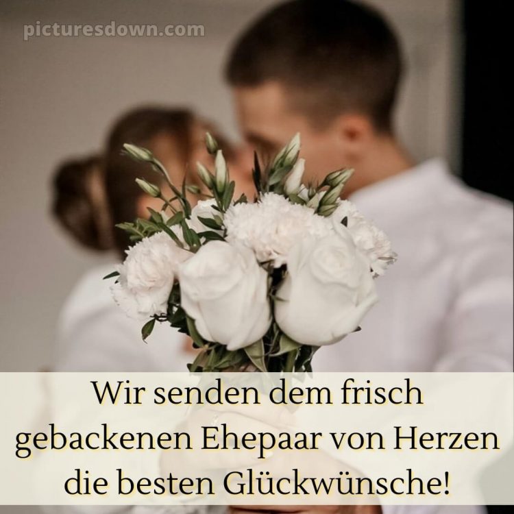 Hochzeitskarte originelle glückwünsche zur hochzeit bild Kuss kostenlos