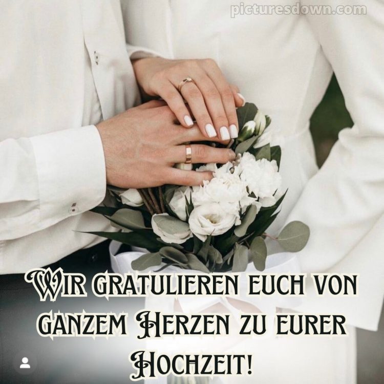 Hochzeitskarte originelle glückwünsche zur hochzeit bild zwei Hände kostenlos