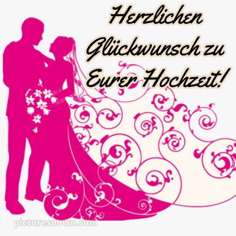 Kurze glückwünsche zur hochzeit bild Paar kostenlos