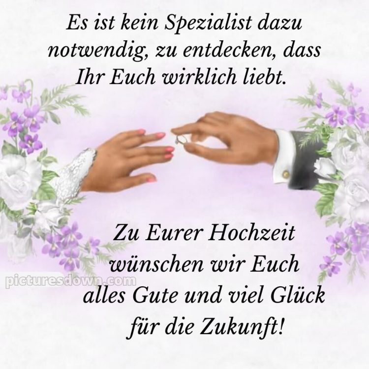 Kurze glückwünsche zur hochzeit bild Hände kostenlos