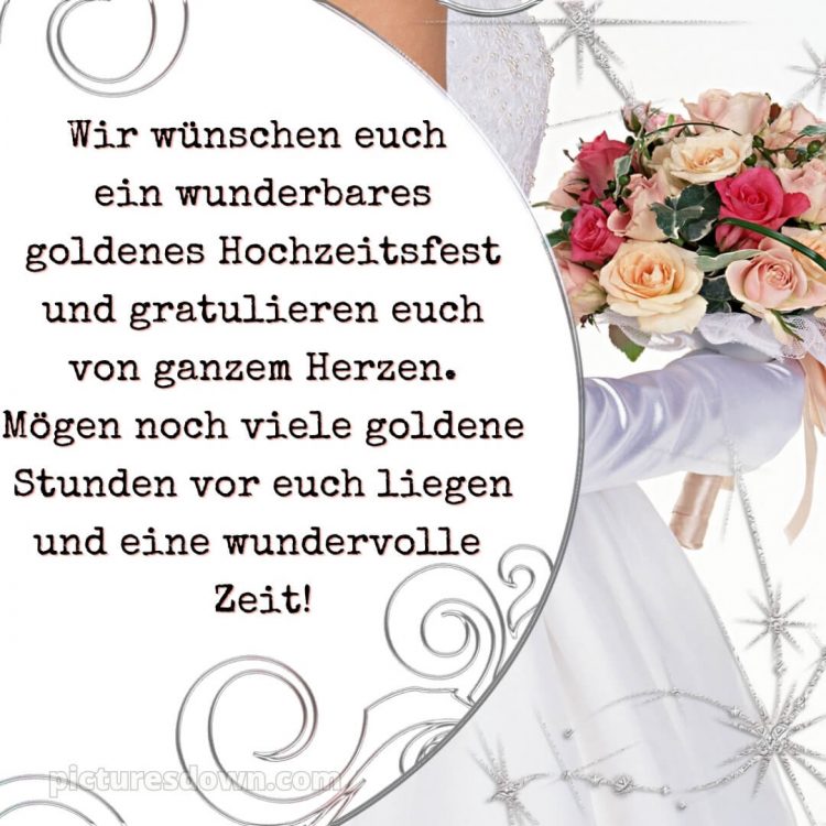 Originelle glückwünsche zur goldenen hochzeit bild Bouquet kostenlos