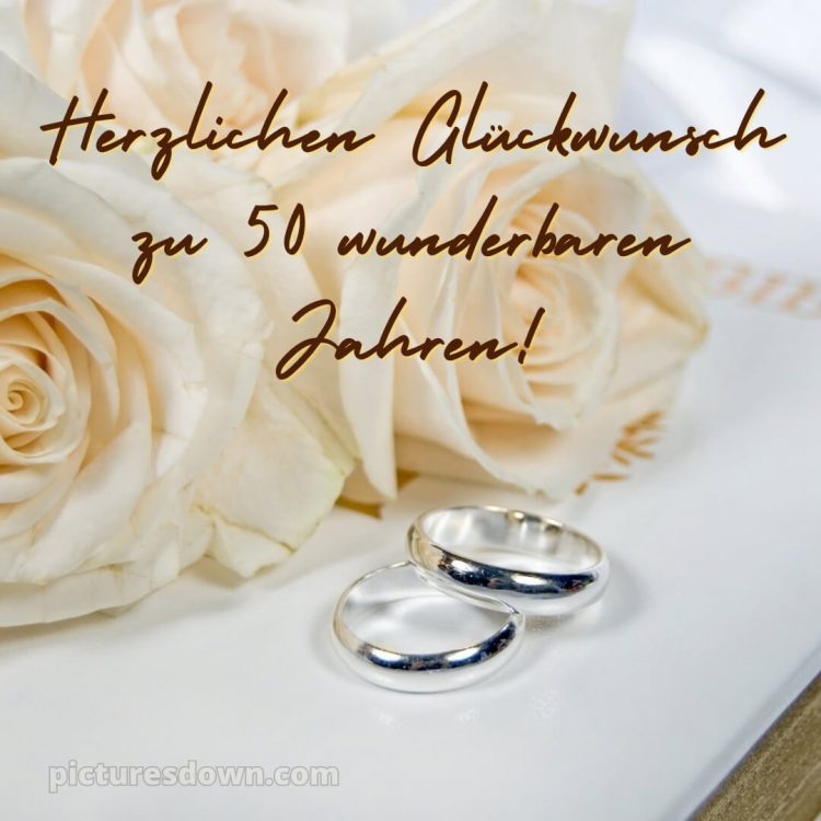 Originelle glückwünsche zur goldenen hochzeit bild zwei Ringe kostenlos