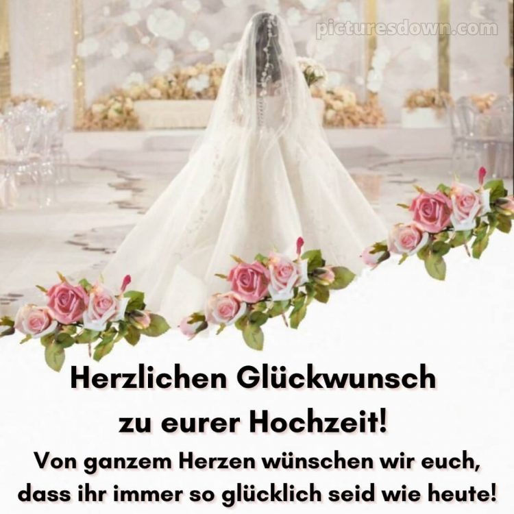 Persönliche glückwünsche zur hochzeit bild Braut kostenlos