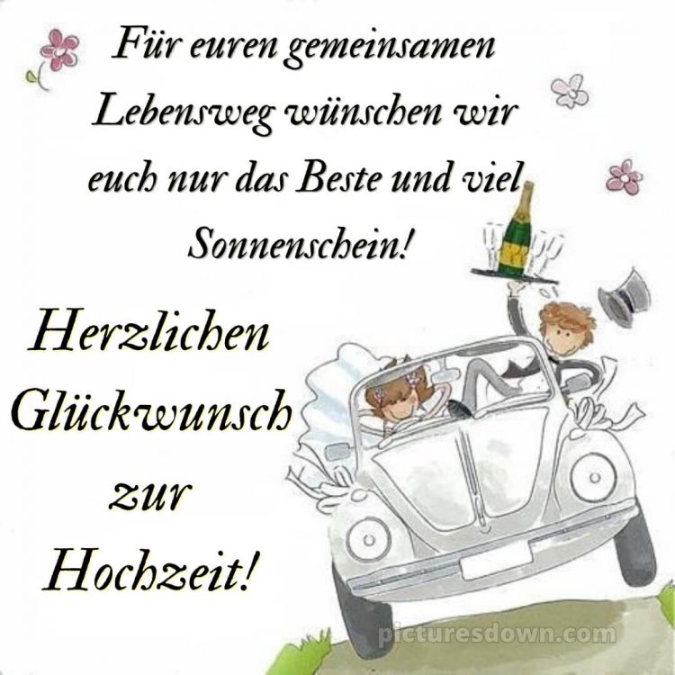 Persönliche glückwünsche zur hochzeit bild Auto kostenlos