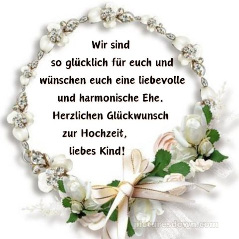 Persönliche glückwünsche zur hochzeit von den eltern bild Bogen kostenlos