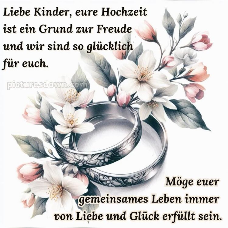 Persönliche glückwünsche zur hochzeit von den eltern bild Ringe kostenlos