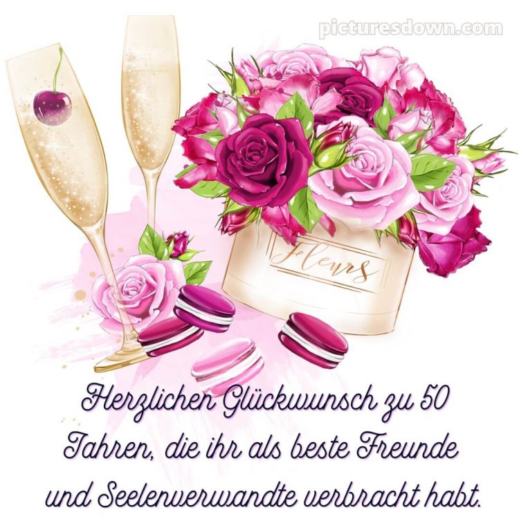 Zitate glückwünsche zur goldenen hochzeit modern bild Sektgläser kostenlos