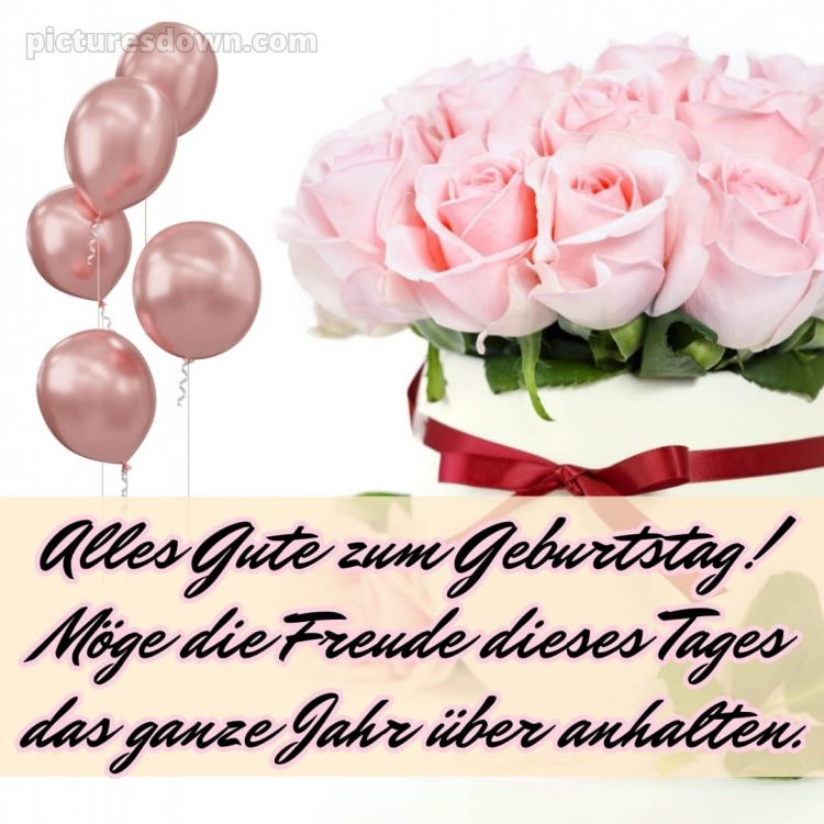 Geburtstagsbilder whatsapp glückwünsche zum geburtstag bild Blumenstrauß kostenlos